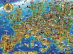 Verrückte Europa-Landkarte