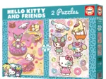 2 Puzzles - Hello Kitty & Friends Donuts