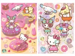 2 Puzzles - Hello Kitty & Friends Donuts