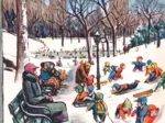 XXL Teile - The New Yorker - Sledding in the Park