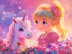 Princess with Unicorn