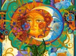 Partnerschaft von Sonne und Mond