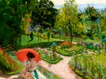 Art Collection - Roter Regenschirm, Józef Mehoffer