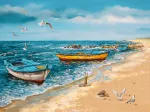 Art Collection - Morgen am Meer