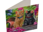 Crystal Art - Diamant-Stickerei-Kit - Kätzchen