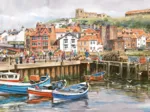 Puzzle 636 Teile Panorama - Whitby Harbour