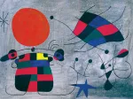 Joan Miro - Le Sourire aux Ailes Flamboyantes