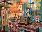 Geheimes Rätsel - Nähzimmer