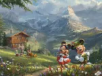 Disney - Mickey und Minnie in den Alpen