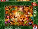 Federn, Pelze und Blumen