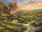Thomas Kinkade - In den Weinbergen