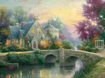 Thomas Kinkade: Abendstimmung