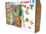 Handgeschnittenes Holzpuzzle - Tour Eiffel, Robert Delaunay