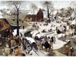 Handgeschnittenes Holzpuzzle - Le Dénombrement De Bethléem, Pieter Bruegel le Jeune
