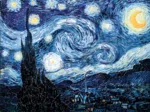 Handgeschnittenes Holzpuzzle - La Nuit Etoilée, Vincent Van Gogh