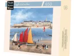 Handgeschnittenes Holzpuzzle - Les Remparts De Saint-Malo, Fabienne Delacroix