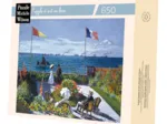 Handgeschnittenes Holzpuzzle - Terrasse À Sainte Adresse, Claude Monet