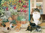 Handgeschnittenes Holzpuzzle - Agneatha Et Ses Chatons, Lesley Anne Ivory