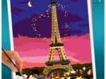 Malen nach Zahlen - CreArt - Paris, Stadt der Liebe