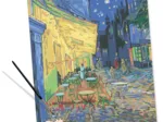 Malen nach Zahlen - CréArt - Caféterasse am Abend