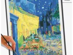 Malen nach Zahlen - CréArt - Caféterasse am Abend