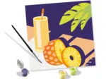 Malen nach Zahlen - CreArt - Mocktail Ananas