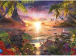 Paradiesischer Sonnenuntergang