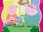 3 Puzzles - Die Familie kommt zuerst! Peppa Pig