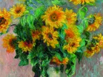 Claude Monet - Bouquet of Sunflowers