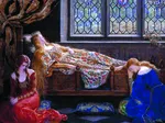 John Collier - The Sleeping Beauty