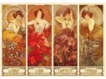 Alphonse Mucha: Edelsteine und Blumen