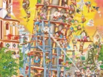 Cartoon Collection: Der schiefe Turm von Pisa, Italien