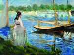 Edouard Manet - Seine-Ufer bei Argenteuil