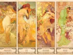 Alphonse Mucha: Jahreszeiten