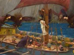 Waterhouse John William: Ulysses and the Sirens, 1891