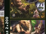 2 Puzzles - Ich Bin Groot - Marvel Guardians Of The Galaxy